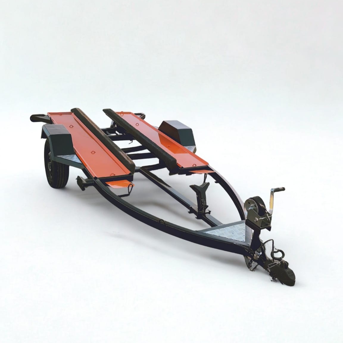 Reboque Quadri-jet berço em madeira