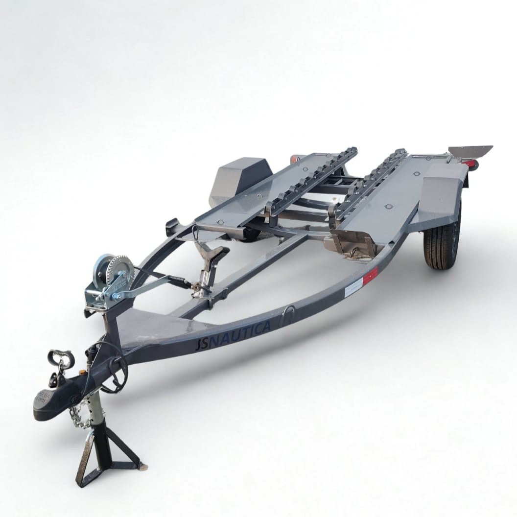 Reboque Quadri-jet berço roldanas