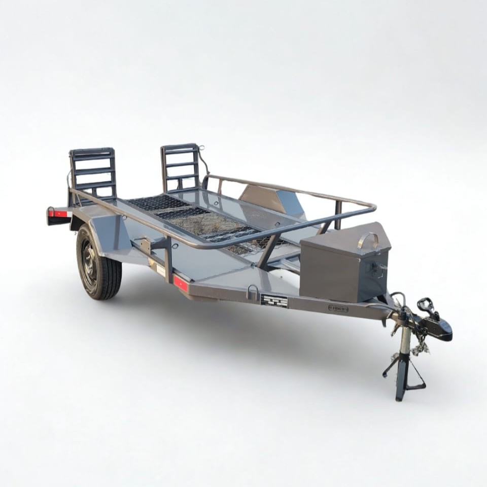 Reboque Quadriciclo piso em chapa 14 (S/ baú)